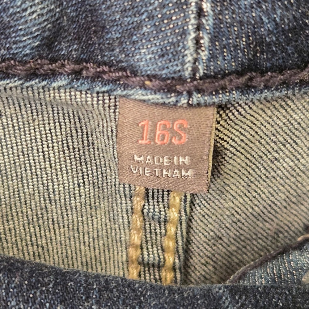 Torrid Womens Super Soft Jegging Dark Wash Denim Casual 16S Short - Picture 5 of 11
